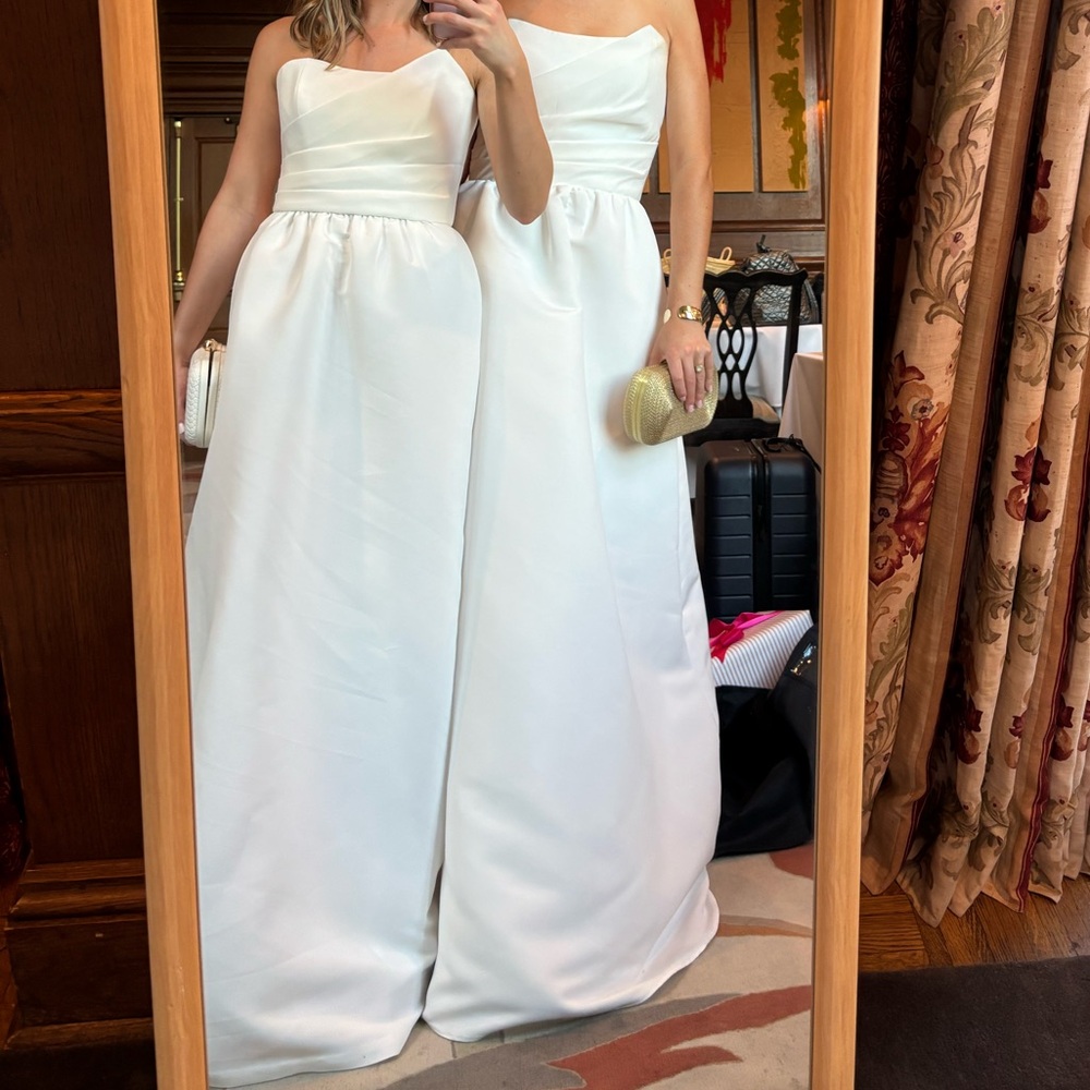 Amsale Jamie Dress in Ivory, Size 0